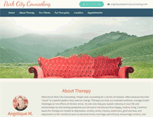 Tablet Screenshot of parkcitycounseling.com